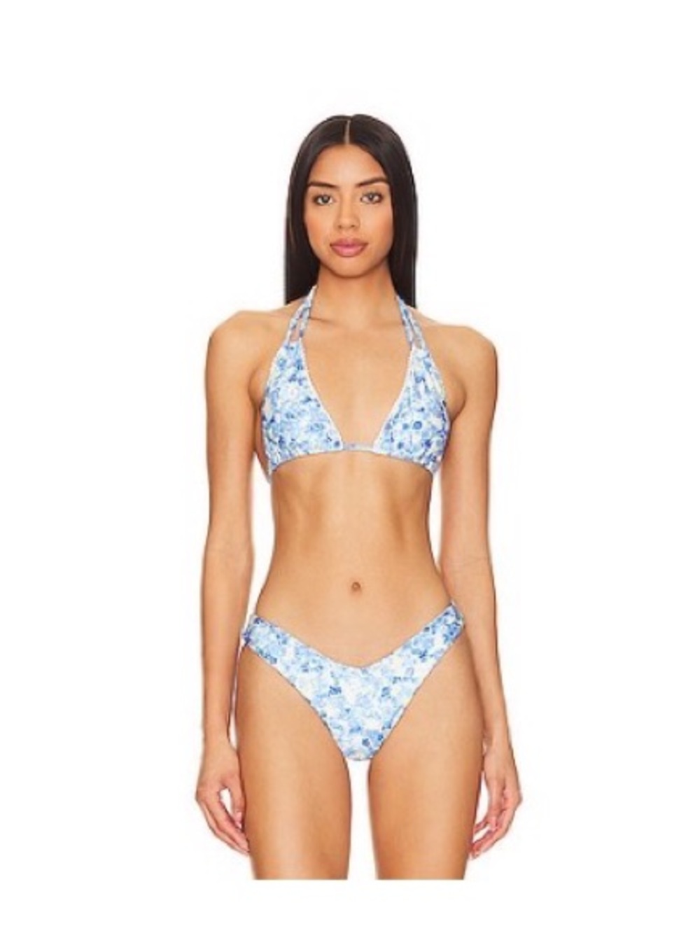 Kulani Kinis Blue Floral Halter Bikini